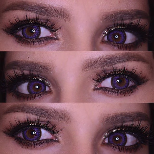 Natsumi Violet Colored Contacts - Image 4
